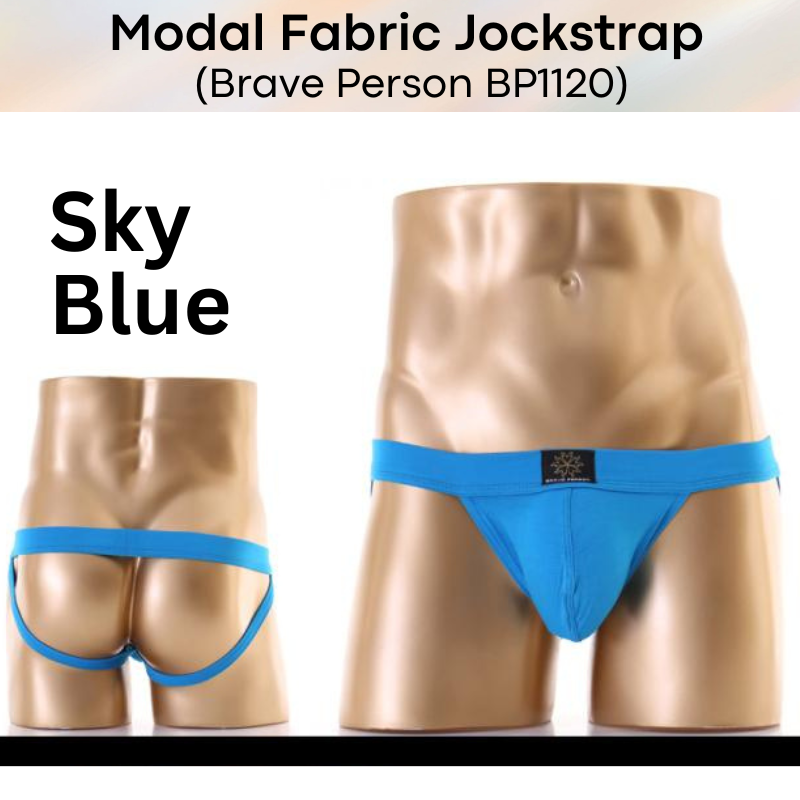 Men's Jockstrap: Modal Fabric 3D Pouch Jockstrap Underwear (BP1120)
