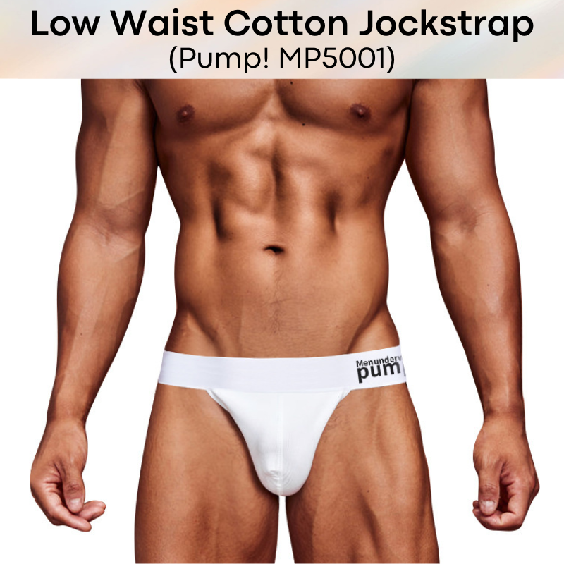 Men's Jockstrap : Low Waist Cotton Underwear (MP5001/MP5009)