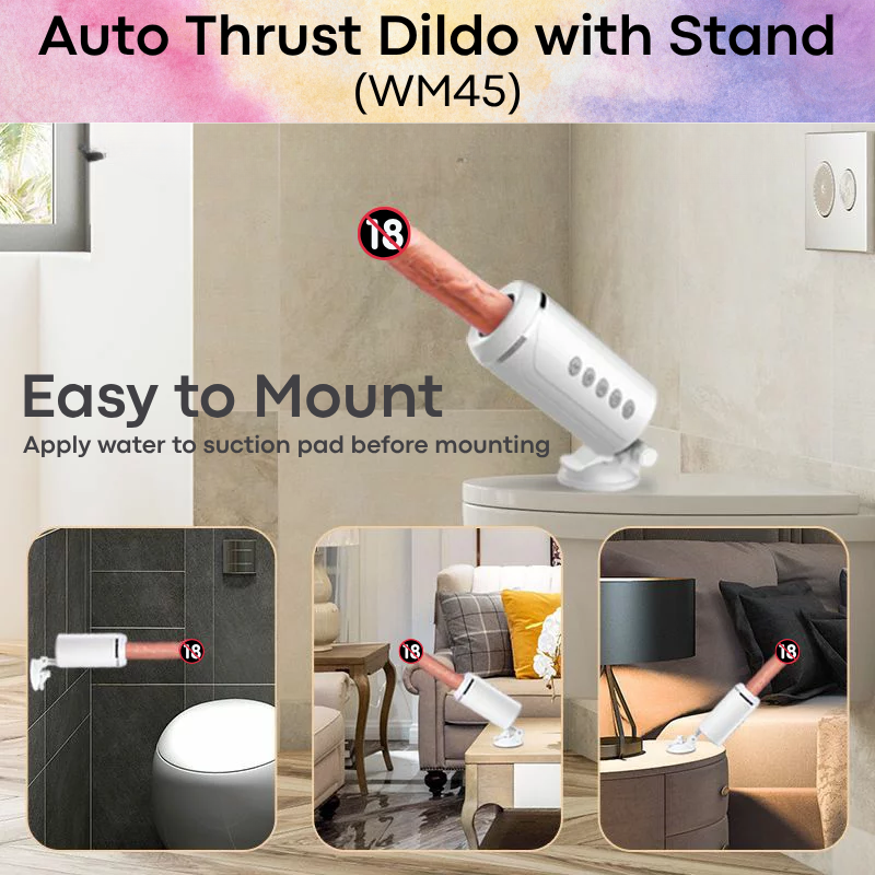 Adult Toy: Auto Thrust Dildo Machine with Stand (WM45)