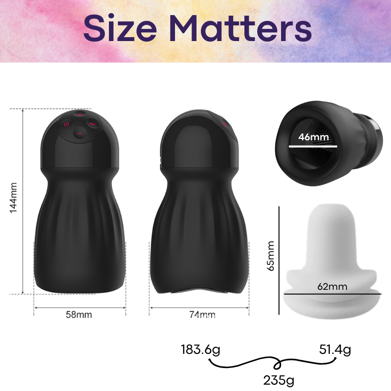 Adult Toy: Electric Penis Trainer with 10 Vibra Modes (WM98)