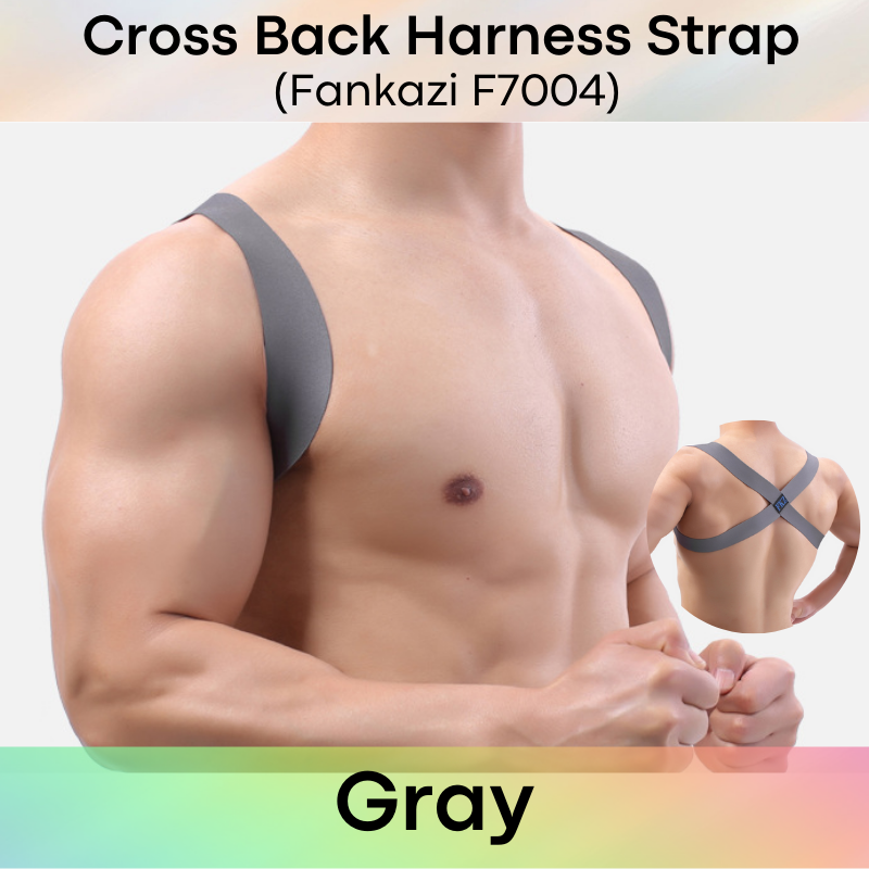Men's Strap: Polyester Cross Back Harness Strap (F7004)