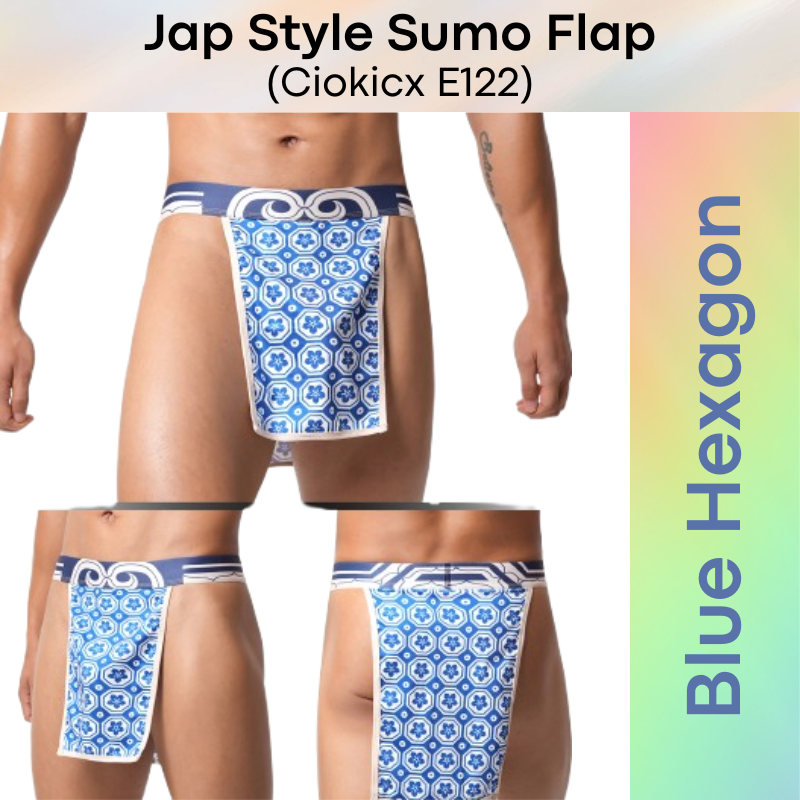 Men's Underwear: Polyester Japanese Style Sumo Flap Underwear (E122)