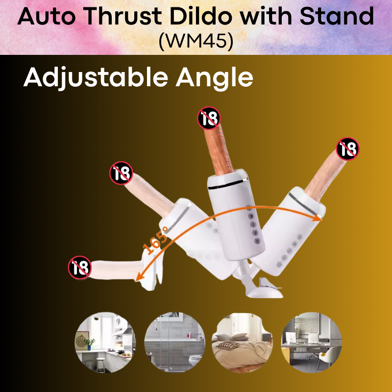 Adult Toy: Auto Thrust Dildo Machine with Stand (WM45)