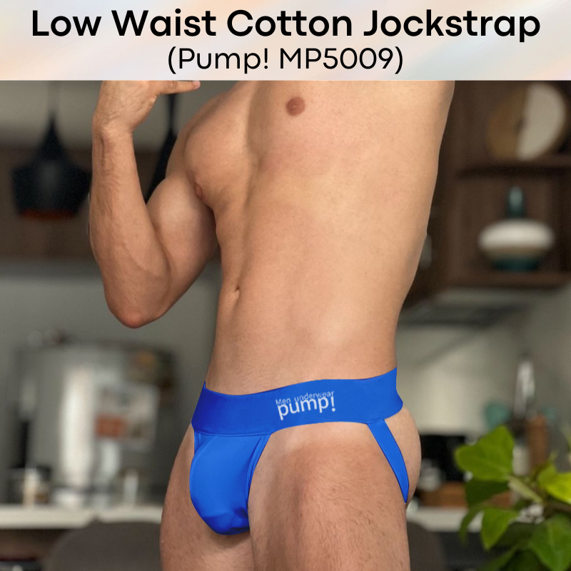 Men's Jockstrap : Low Waist Cotton Underwear (MP5001/MP5009)