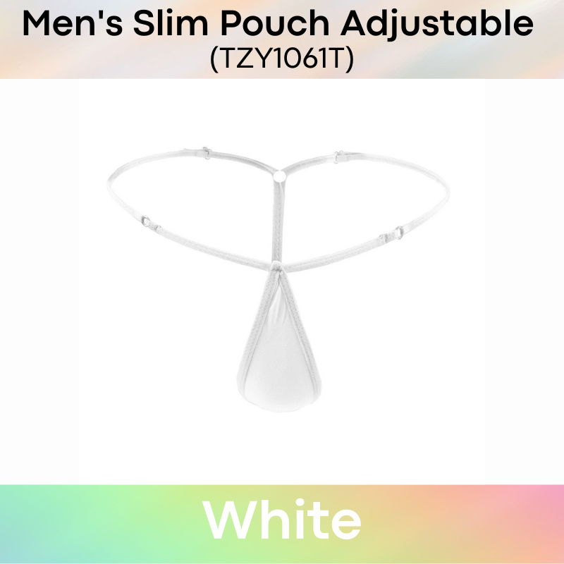 Men's GString : Slim Pouch with Adjustable Strap GString Underwear  (TZY1061T)