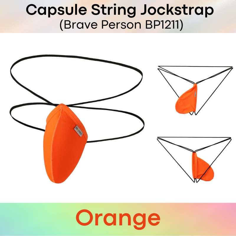 Men's Jockstrap: Nylon Ice Silk Capsule Pouch String Jockstrap Underwear (BP1211)