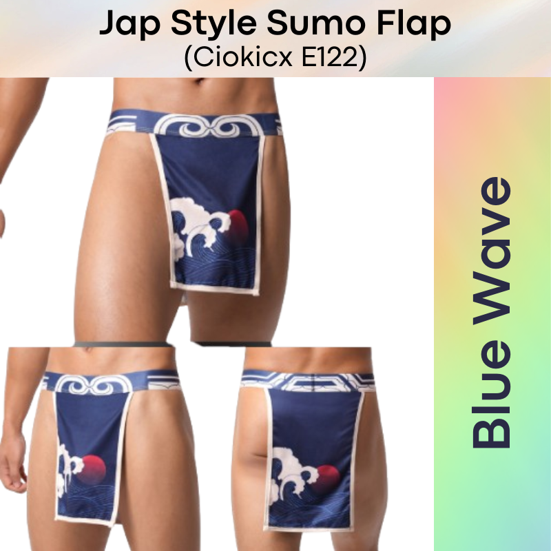 Men's Underwear: Polyester Japanese Style Sumo Flap Underwear (E122)
