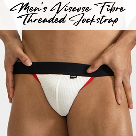 Men's Jockstrap: Viscose Fibre Threaded Jockstrap Underwear (GT003)