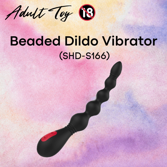 Adult Toy: Flexible and Soft Beaded Dildo Vibrator For Him/Her (SHD-S166)