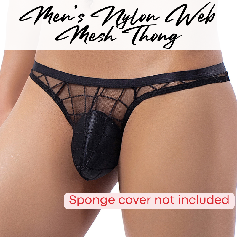 Men's Thong : Web Mesh Thong Underwear (Clever Menmode CMF044)