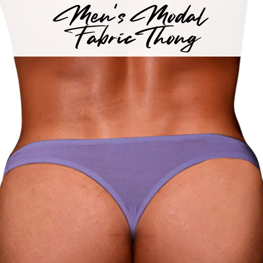 Men's Thong: High Half Back Thong Underwear (Adannu AD7207)