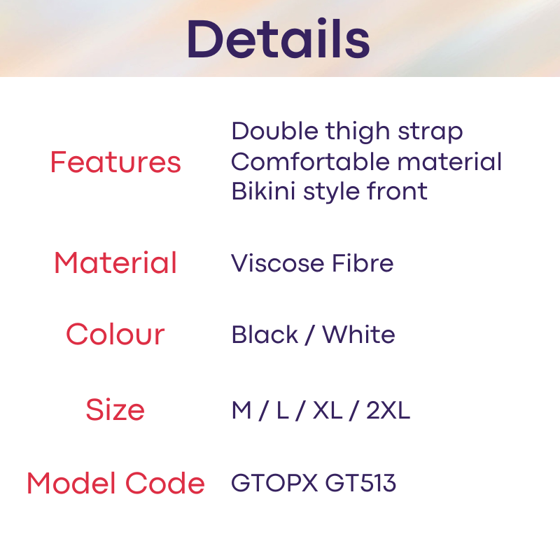 Men's Brief: Viscose Fibre Brief with Double Thigh Strap (GT513)