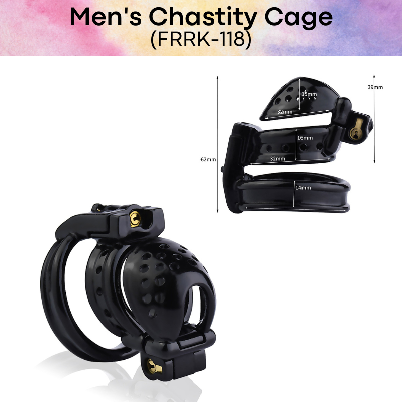 Adult Toy : Men's Chastity Cage (Resin) FRRK118 FRRK119 FRRK120