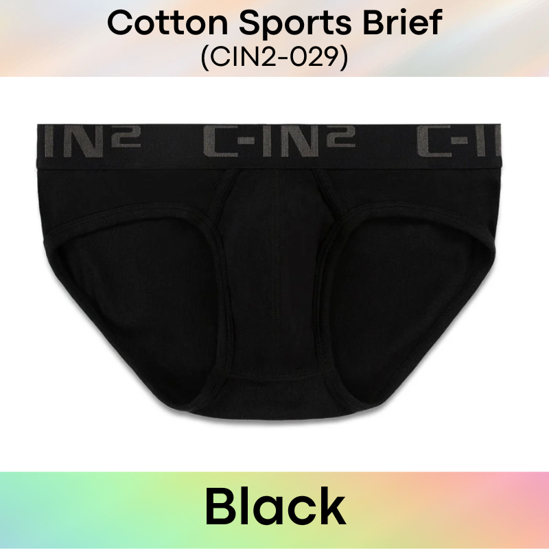 Men's Brief: Cotton Sports Brief Underwear (CIN2-029)