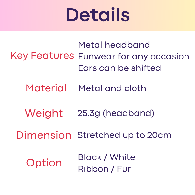 Lifestyle : Wolf Ear Headband (HDJLSXQ01)