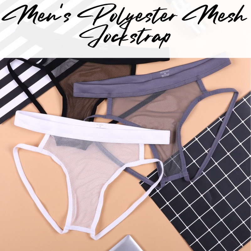 Men's Jockstrap : Polyester Mesh Jockstrap (Woxuan WX26SD)