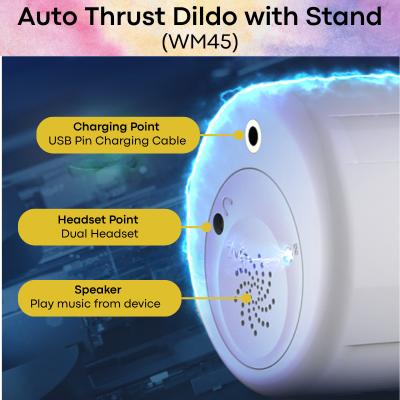 Adult Toy: Auto Thrust Dildo Machine with Stand (WM45)