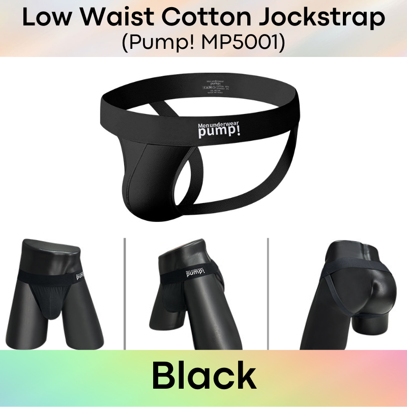 Men's Jockstrap : Low Waist Cotton Underwear (MP5001/MP5009)
