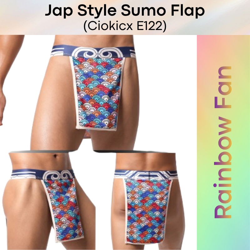 Men's Underwear: Polyester Japanese Style Sumo Flap Underwear (E122)