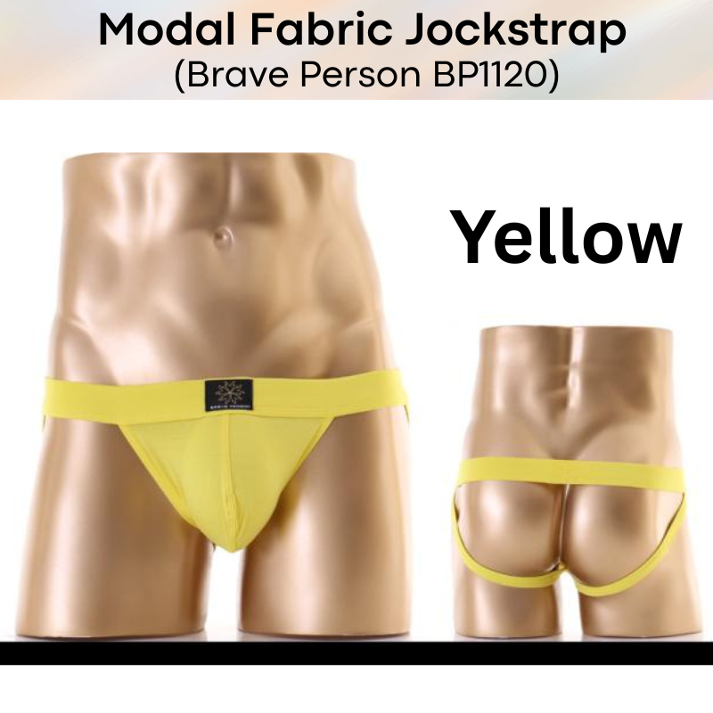 Men's Jockstrap: Modal Fabric 3D Pouch Jockstrap Underwear (BP1120)