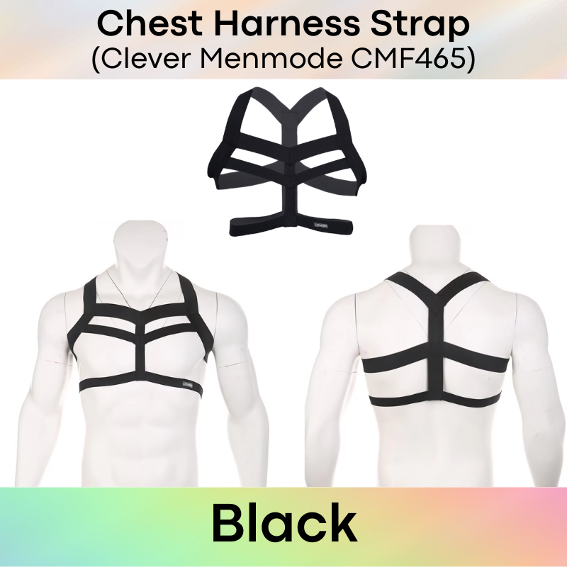 Men's Strap: Polyester Spandex Chest Harness Strap Underwear (CMF465)