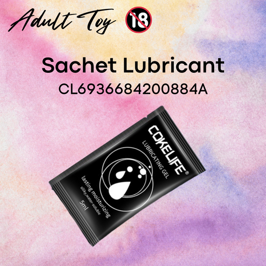 Men's Adult Toy: 20 x 5ml Sachets Water-based Lubricant (CL6936684200884A)
