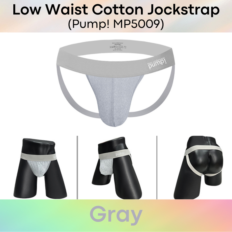 Men's Jockstrap : Low Waist Cotton Underwear (MP5001/MP5009)