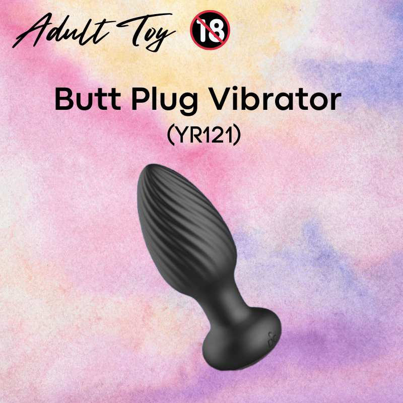 Men's Adult Toy: Rotating Butt Plug Vibrator (YR121)