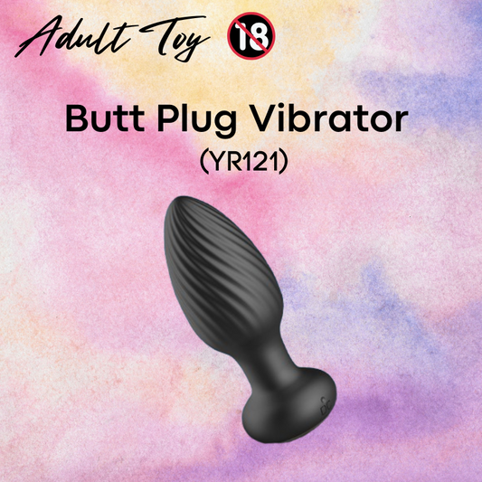Men's Adult Toy: Rotating Butt Plug Vibrator (YR121)