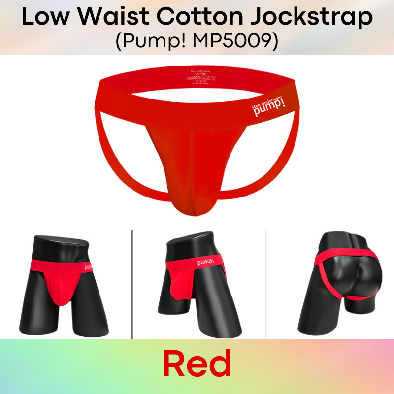 Men's Jockstrap : Low Waist Cotton Underwear (MP5001/MP5009)