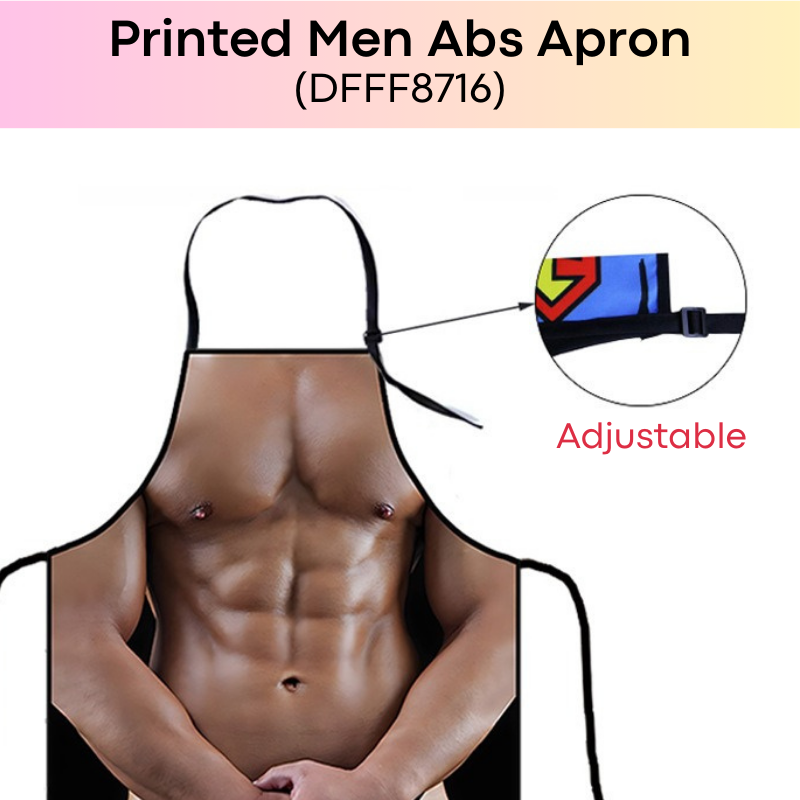 Lifestyle : Printed Men Abs Fun Apron (DFFF8716)