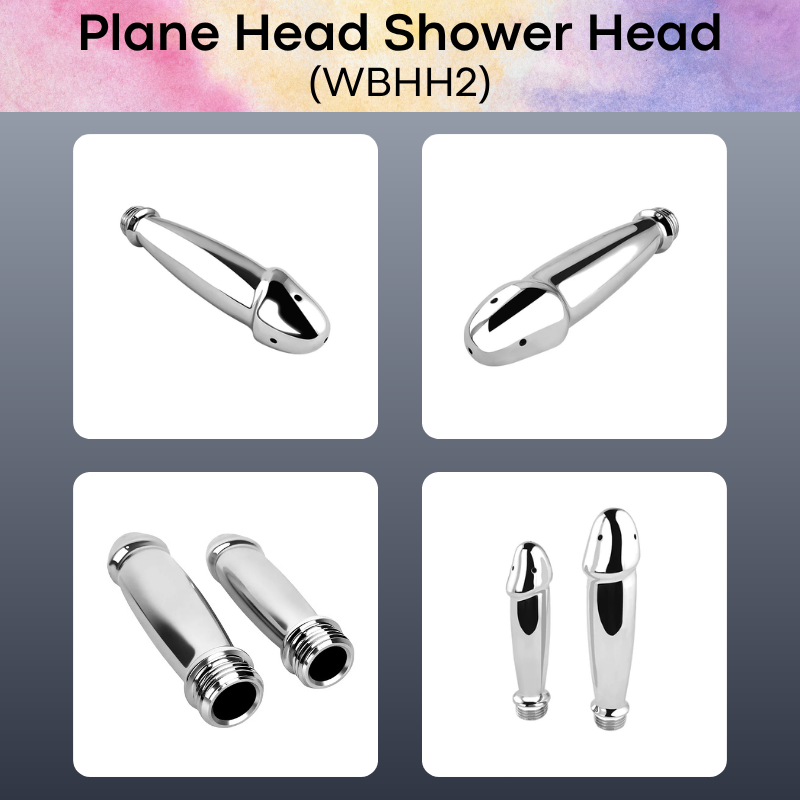 Adult Toy: Plane Head Stainless Steel Unisex Shower Head for Cleaning (WBHH2)