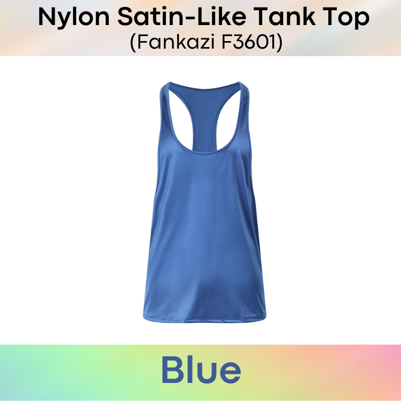 Lifestyle: Men's Nylon Satin-Like Tank Top (F3601)