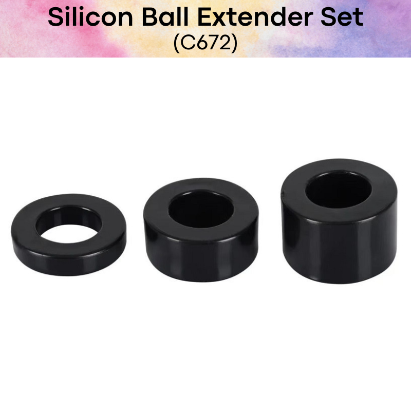 Men's Adult Toy: Silicon Ball Extender Set (C672)