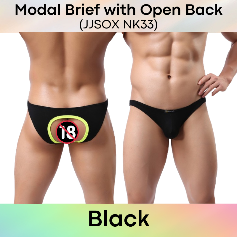 Men's Brief : Open Back Underwear (JJSOX NK33)