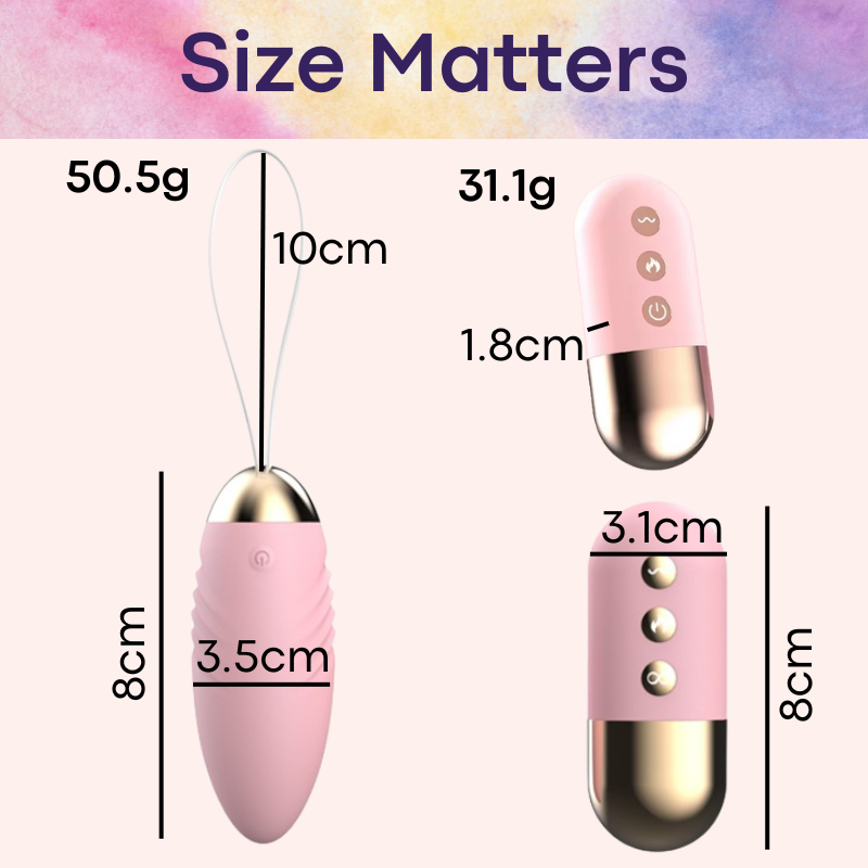 Adult Toy: Vibrating Egg with Heating Feature and 10 Vibration Modes (LL-A2106)
