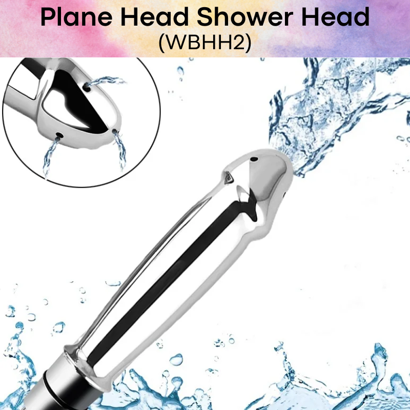 Adult Toy: Plane Head Stainless Steel Unisex Shower Head for Cleaning (WBHH2)