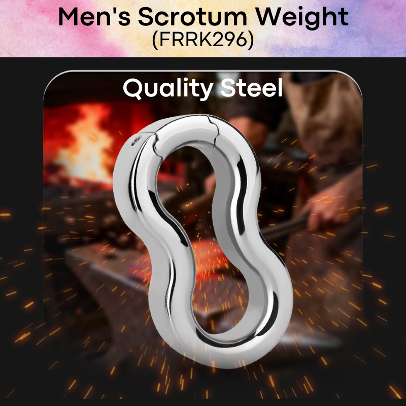Adult Toy: Men's Stainless Steel 304 Scrotum Weight (FRRK296)