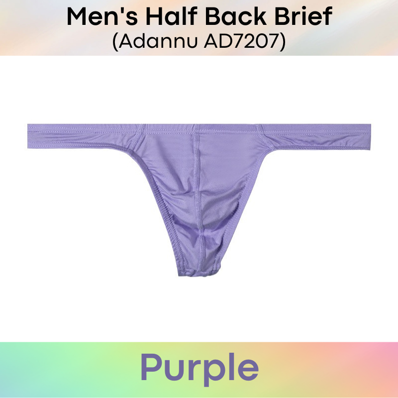 Men's Brief : High Half Back Brief (Adannu AD7207)