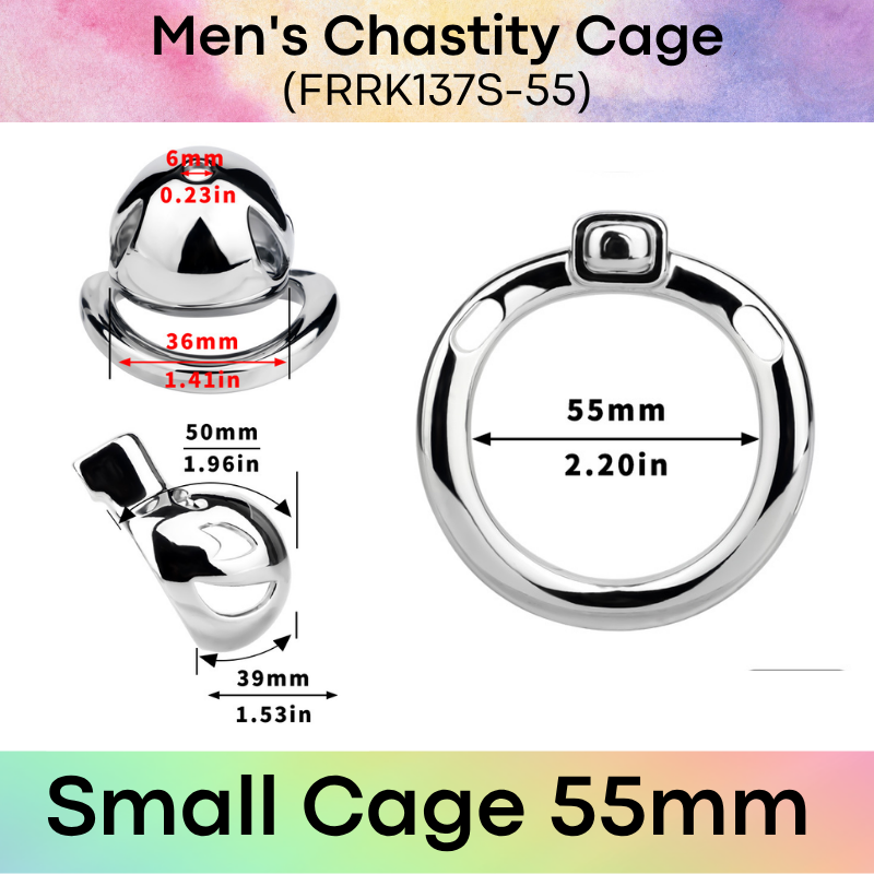 Adult Toy: Men's Aluminum Alloy Clown Chastity Cage (FRRK137)