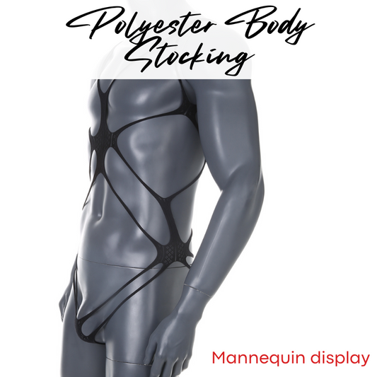 Men's Body Stocking: Polyester Fishnet 1-Piece Body Stocking (CMK051)