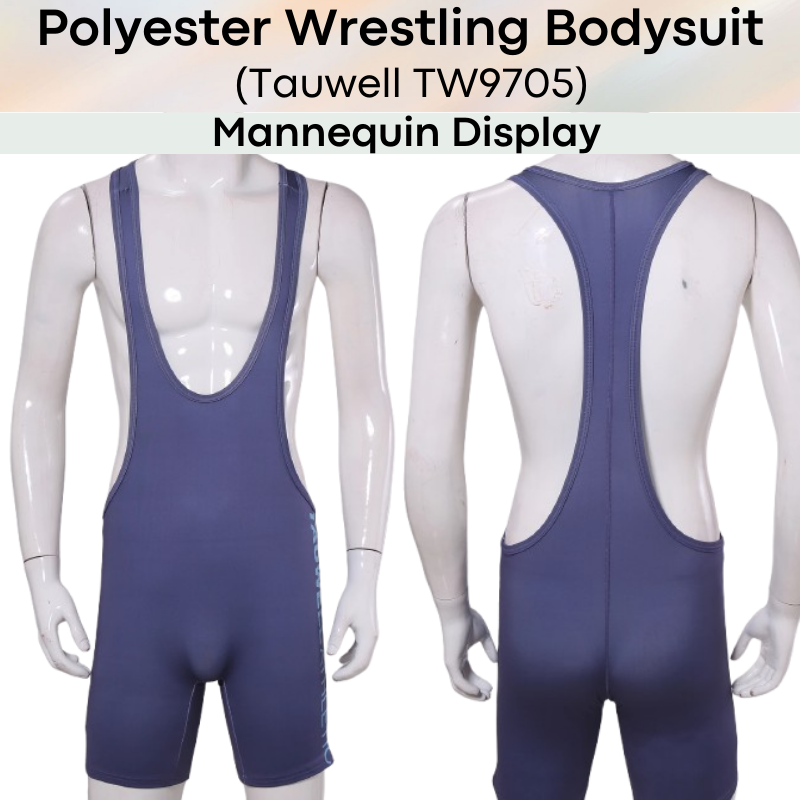 Men's Bodysuit: Polyester Wrestling Sports Bodysuit (TW9705)