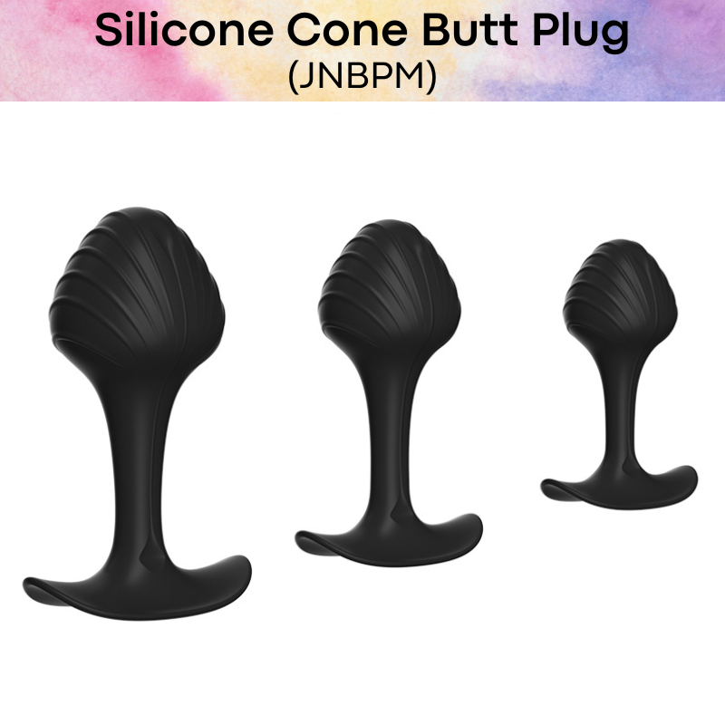 Adult Toy: Silicone Cone Head Butt Plug (JNBPM)