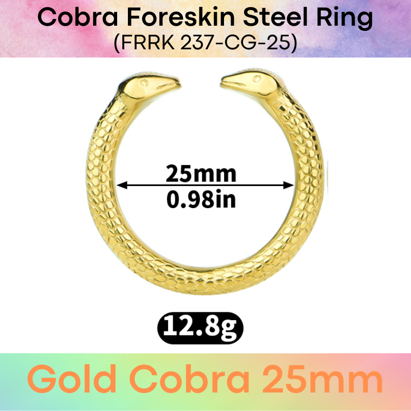 Adult Toy: Men's Foreskin Beast Design 304 Stainless Steel Ring (FRRK236/FRRK237)