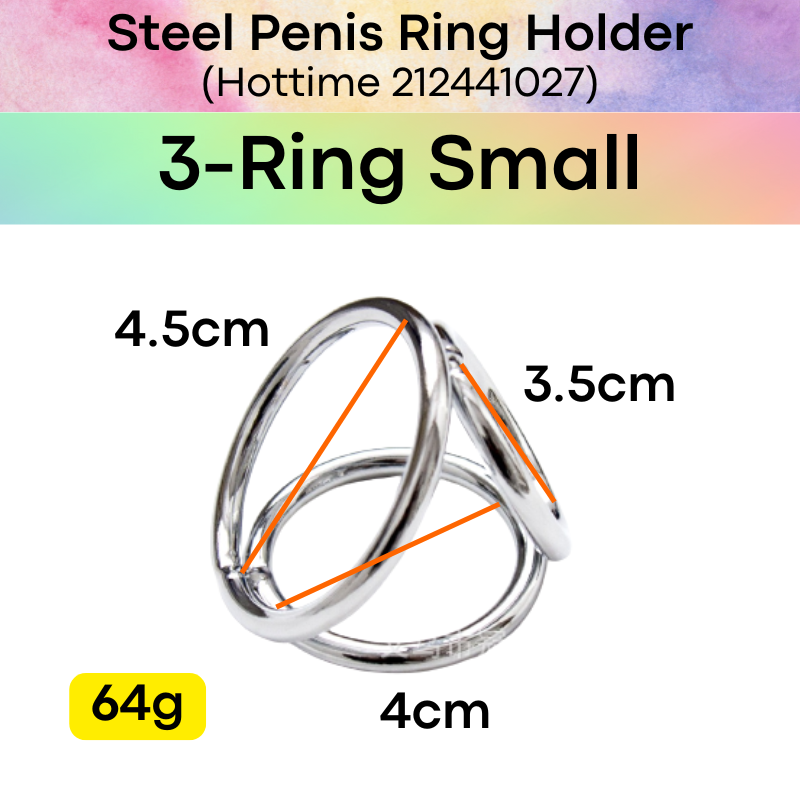 Adult Toy : Men's Penis Ring Steel (Hottime 212441027)