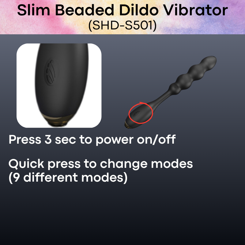 Adult Toy: Flexible Dildo Vibrator For Him/Her (SHD-S501)