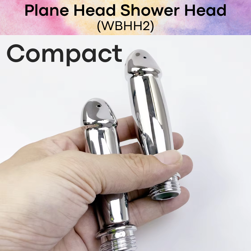 Adult Toy: Plane Head Stainless Steel Unisex Shower Head for Cleaning (WBHH2)