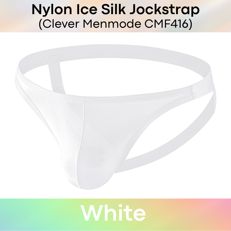 Men's Jockstrap : Nylon Ice Silk Semi Translucent Jockstrap (Clever Menmode CMF416)