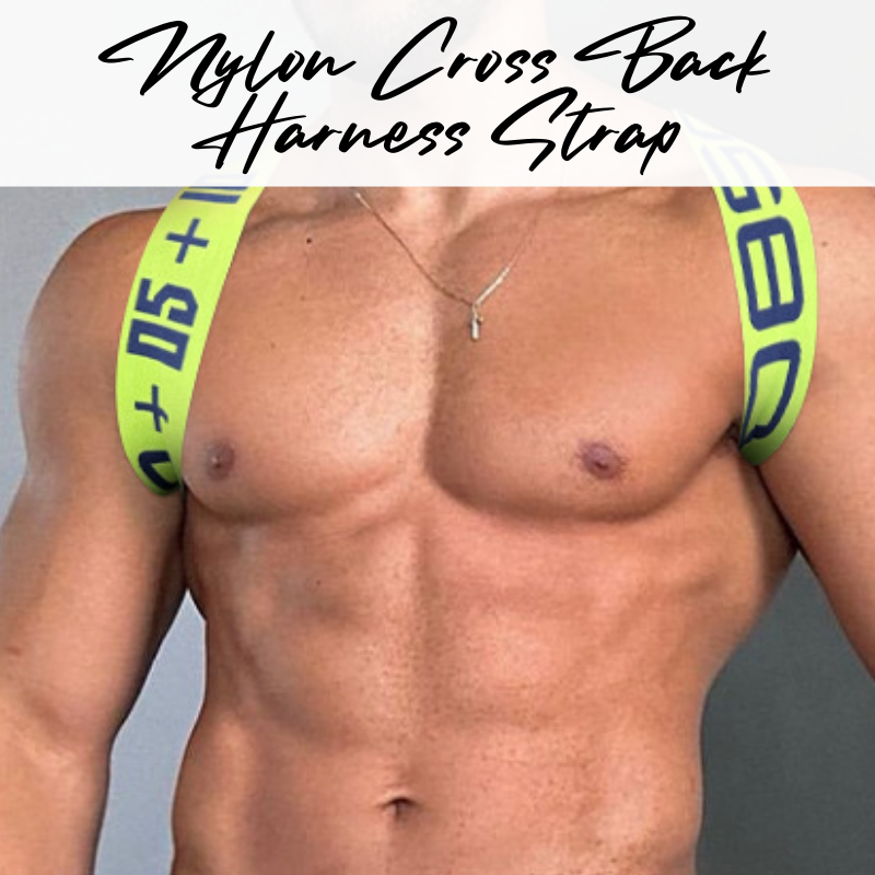 Men's Strap: Nylon Cross Back Harness Strap (BS8107)