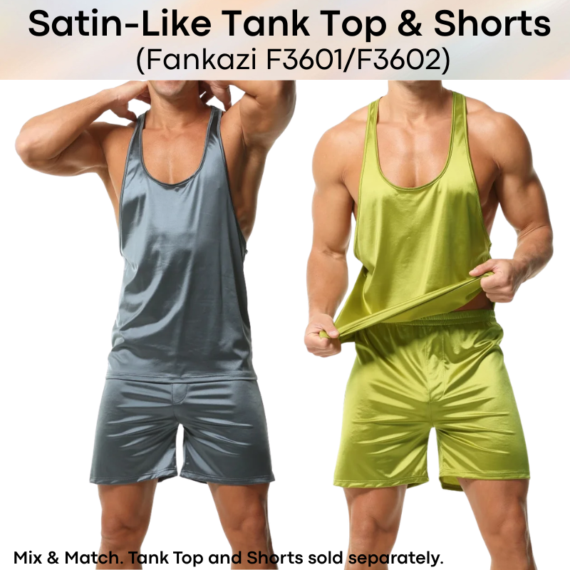 Lifestyle: Men's Nylon Satin-Like Shorts (F3602)
